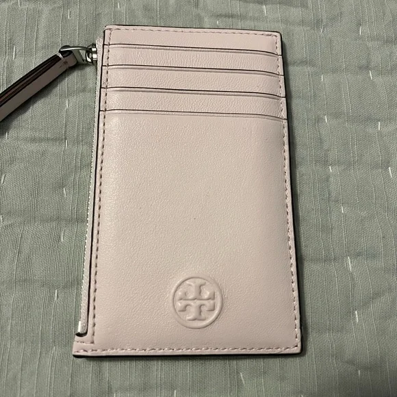 Tory Burch Fleming Cardholder in Soft Pink - Picture 2 of 12